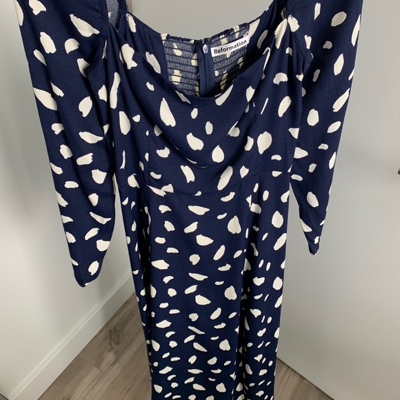 NWOT Reformation sigmund in splatter size 2 - Picture 6 of 16